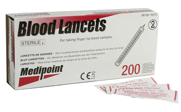LANCETAS PARA MUESTRAS DE SANGRE