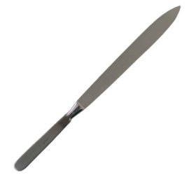 CUCHILLOS PARA DISECCION DE TEJIDOS EN ACERO INOXIDABLE. LONGITUD DE CORTE 22 CM