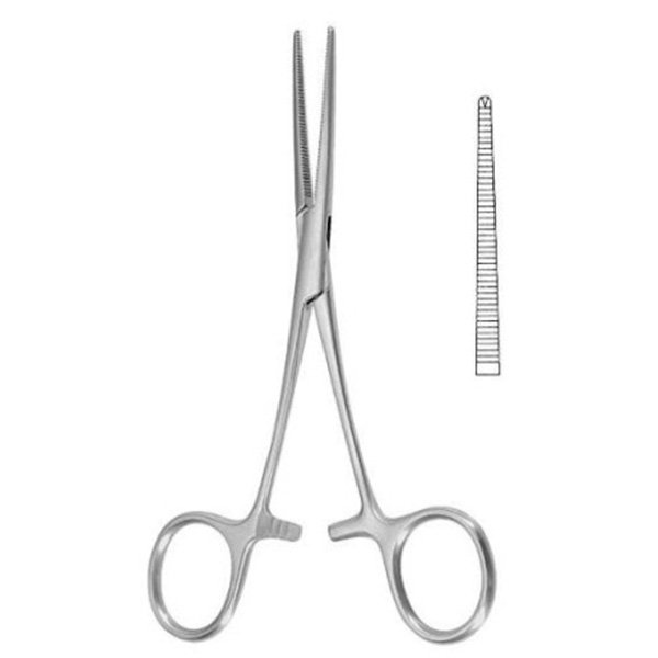 PINZA KOCHER HEMOSTATICA RECTA DE 14 CM CAT: 12.322.14