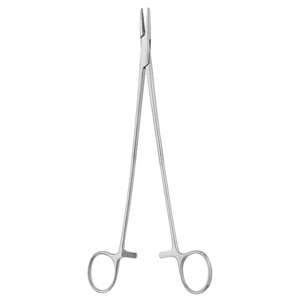 PORTA AGUJAS JAMISON ESTRIADO PARA CIRUGÍA VASCULAR.