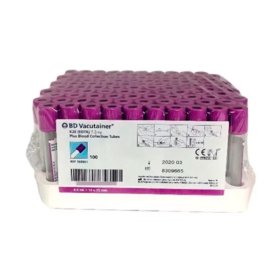 TUBO PLASTICO TAPON LILA REF.  360057