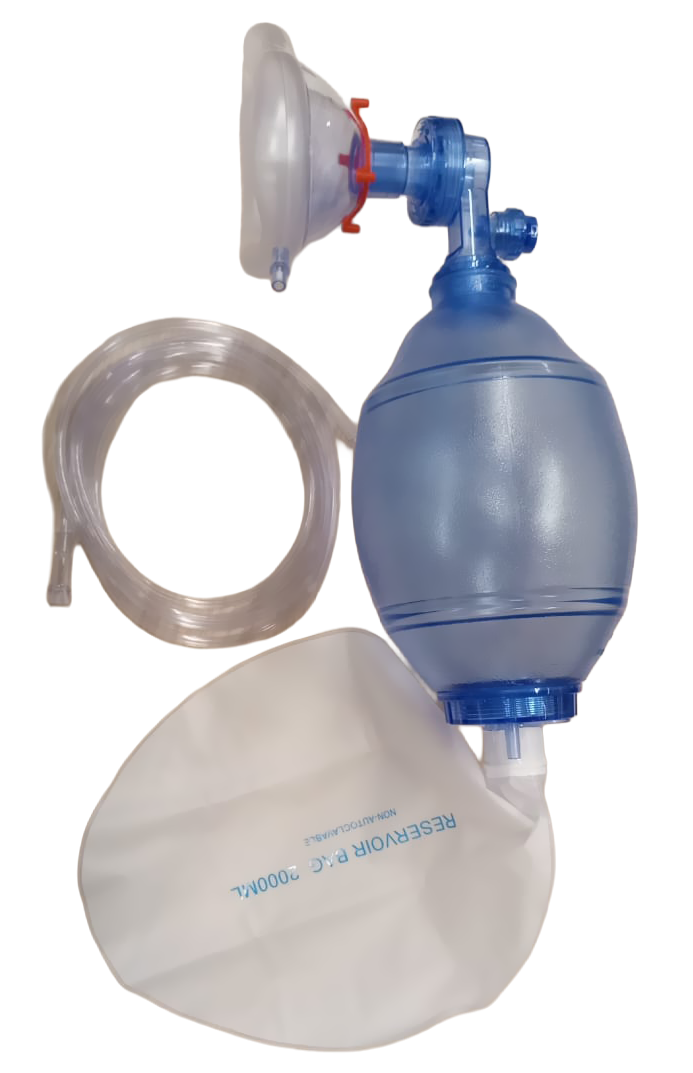 RESUCITADOR MANUAL - EN PVC DESECHABLE (UN SOLO USO) ADULTO