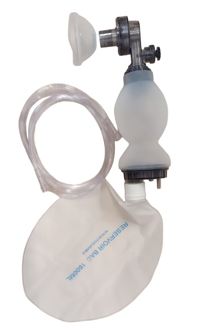 RESUCITADOR MANUAL - EN SILICONA ESTERILIZABLE - NEONATAL